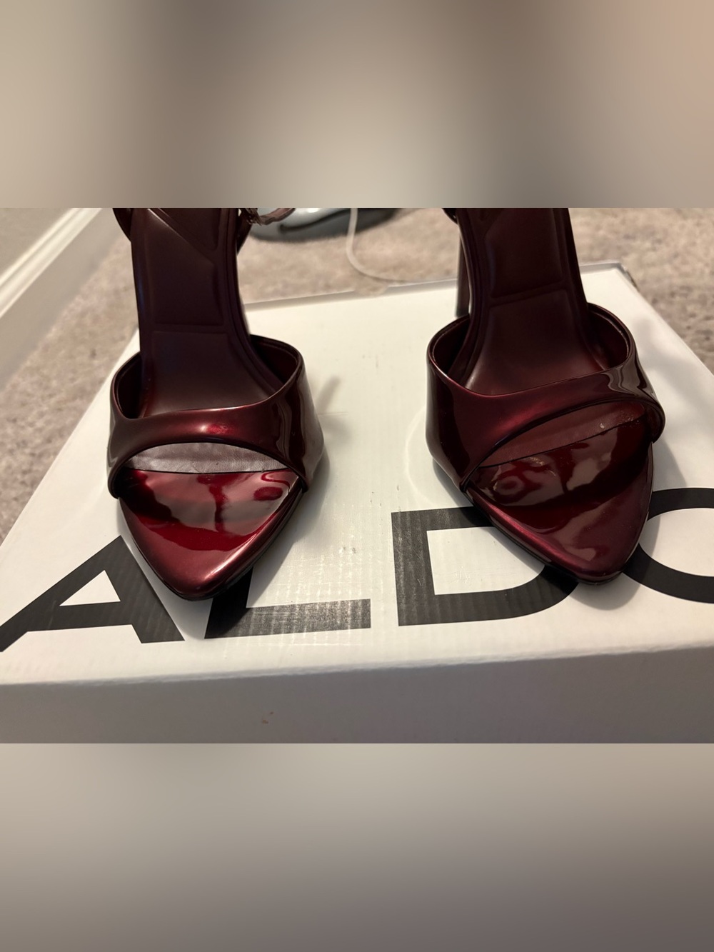 Aldo Burgundy Heels